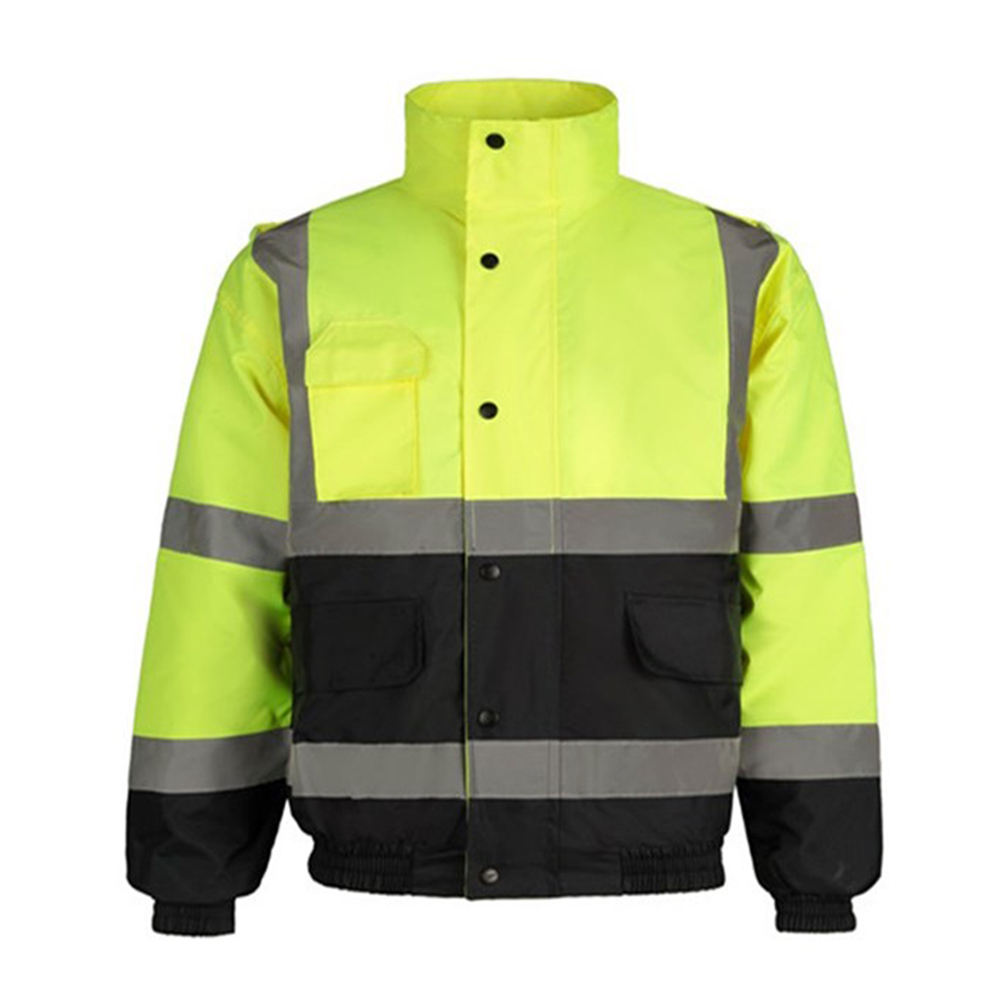 Improvment Sports Construction Reflective Clothes Safety Reflective Jacket High Visibility Workwear Safety Workers Bomber Waterproof Jacket